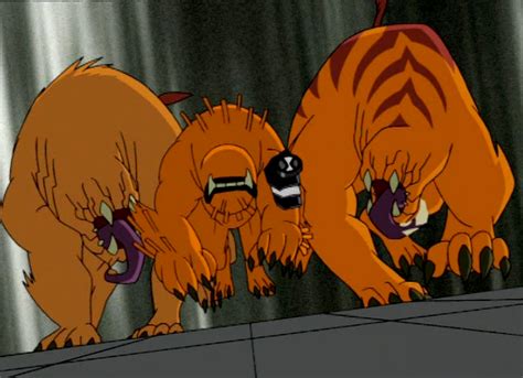 vulpimancer|ben 10 orange dog.